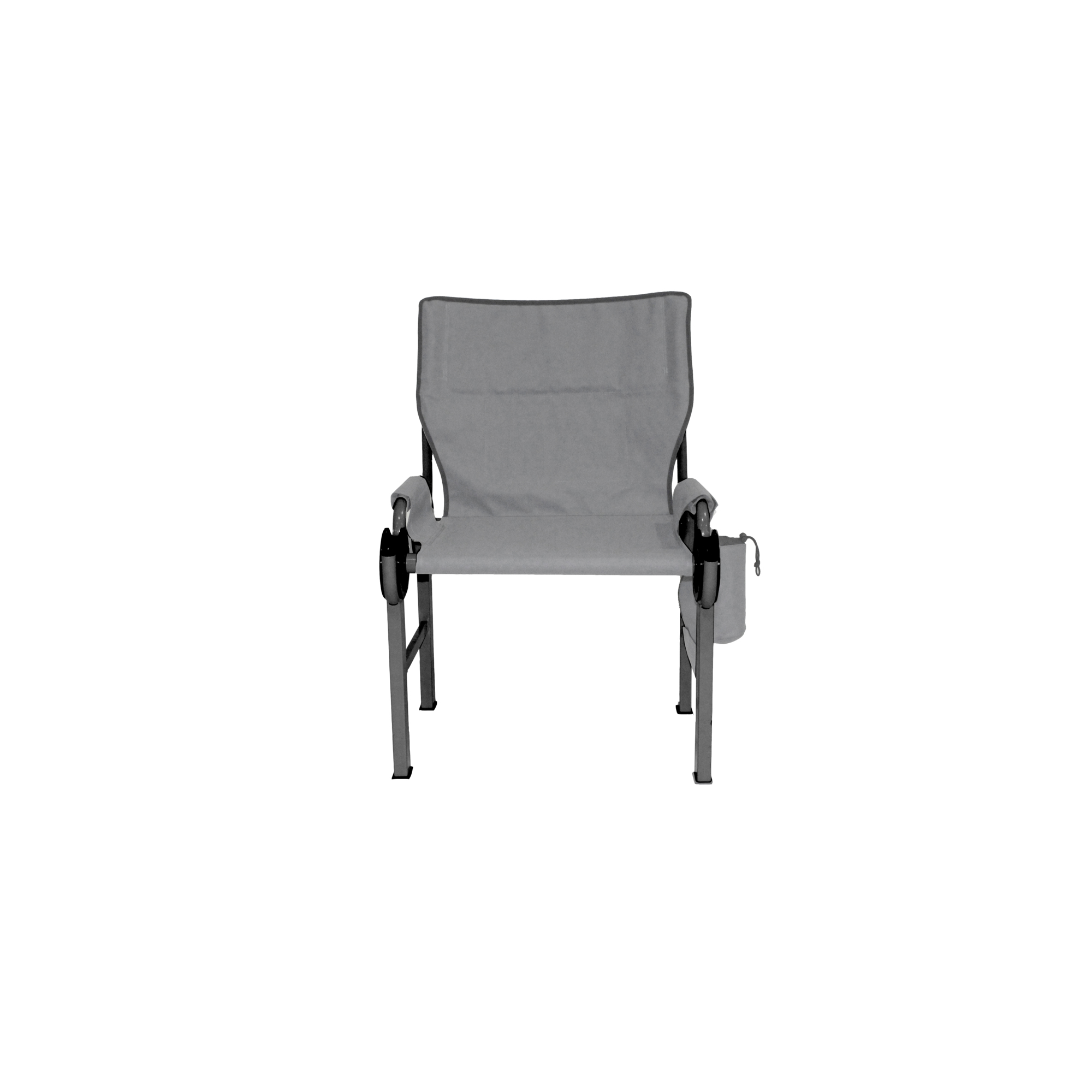 Disc-O-Bed Outfitter Portable Chair — Grey, Model# 51029